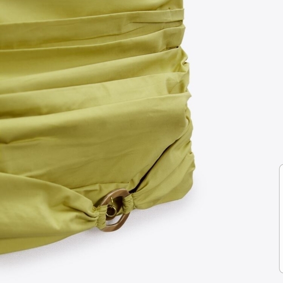 ZARA DRAPED MINI SKIRT - Picture 5 of 5